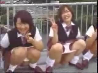 Japonesa adolescentes son realmente traviesa vídeo